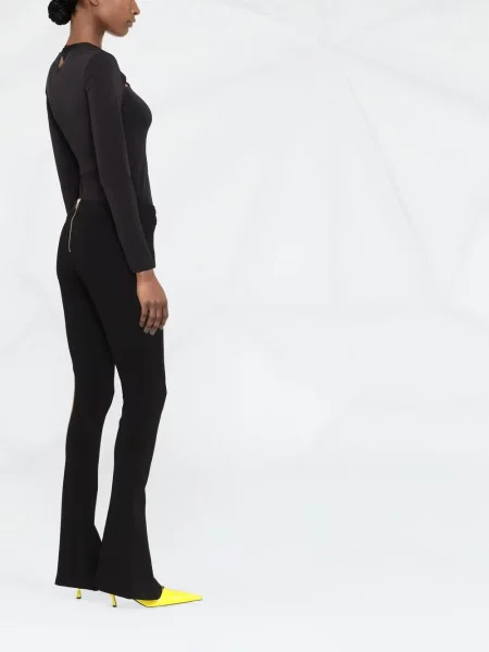 Pás kalhoty Balmain s nízkým pasem černé