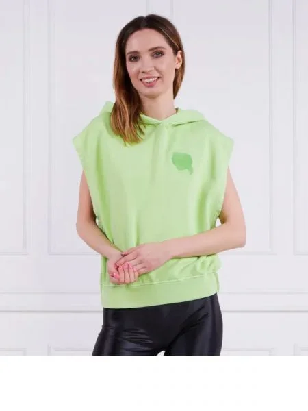 Karl Lagerfeld Hanorac ikonik | Oversize fit verde