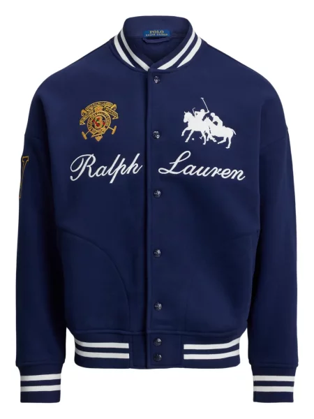 Ριγέ δερμάτινος κάλτσες Polo Ralph Lauren με κορδόνι μαύρο
