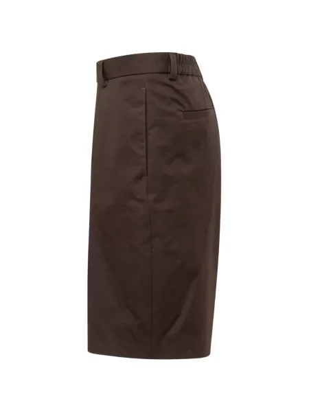 Pantaloni scurți Boss plisate maro