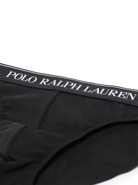 Haftowane majtki Polo Ralph Lauren czarne
