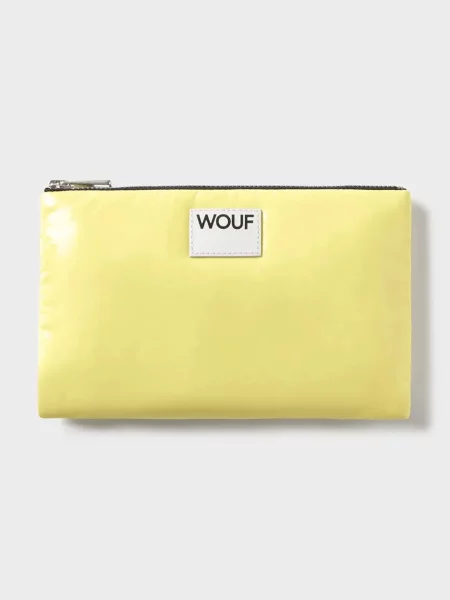 Kozmetična torbica WOUF Butter 21 x 13 cm rumena