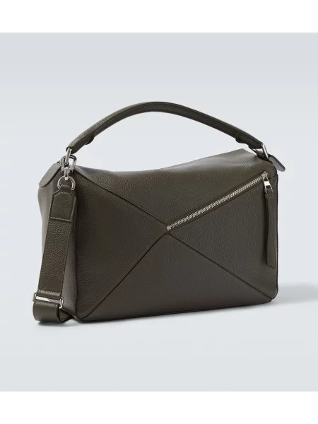 Geantă Loewe din piele verde