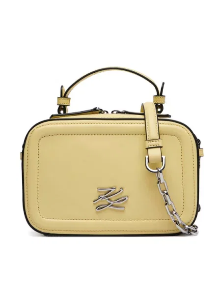 KARL LAGERFELD Ročna torba rumena