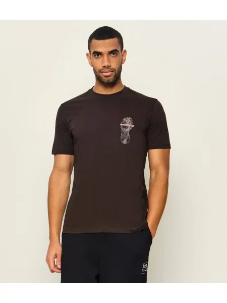 BOSS ORANGE Tricou Te_Footprint portocaliu