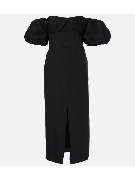 Rochie midi Isabel Marant până la genunchi de costum negru