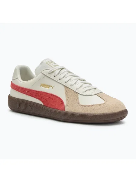 Обувки PUMA Army Trainer warm white/granola/astro red бяло