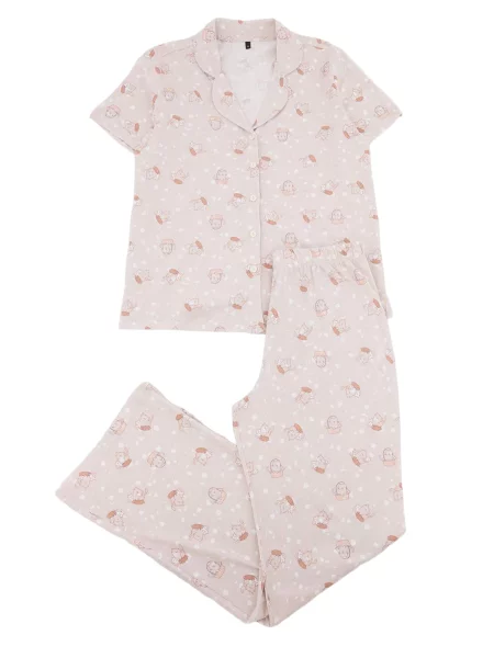 Trendyol Pijama nisipiu maro