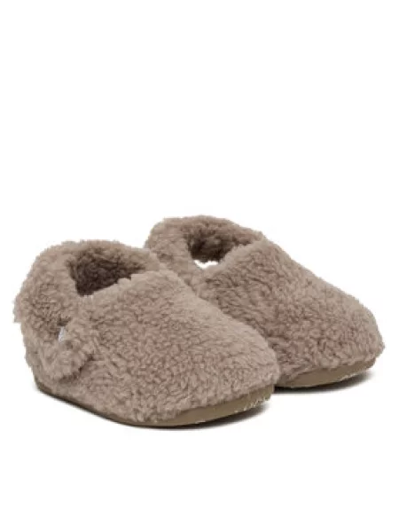 Crocs Naminės šlepetės Toddler Classic Cozzzy Slipper smėlio