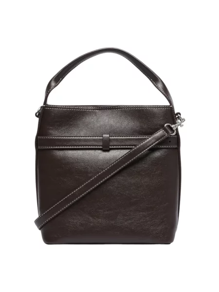 Calvin Klein Torebka Buckle Mini Bucket Crossbody brązowy