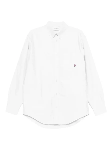 Cămașă Drole De Monsieur din țesătură twill alb