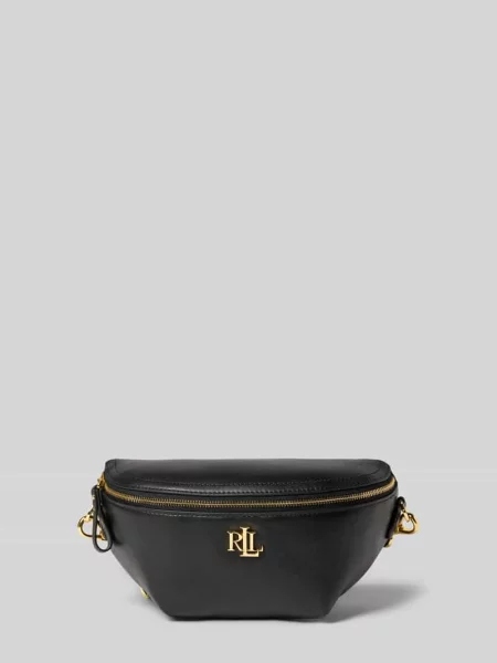 Lauren Ralph Lauren torebka skórzana czarny