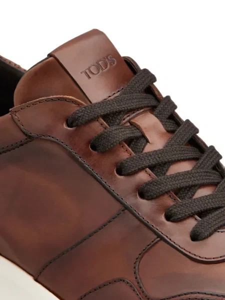 Sneakerși Tod's din piele maro