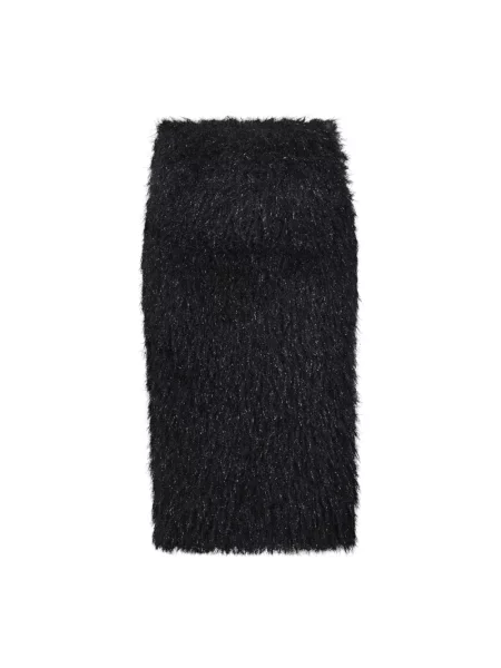 Spódnica midi Jucca do kolan czarna