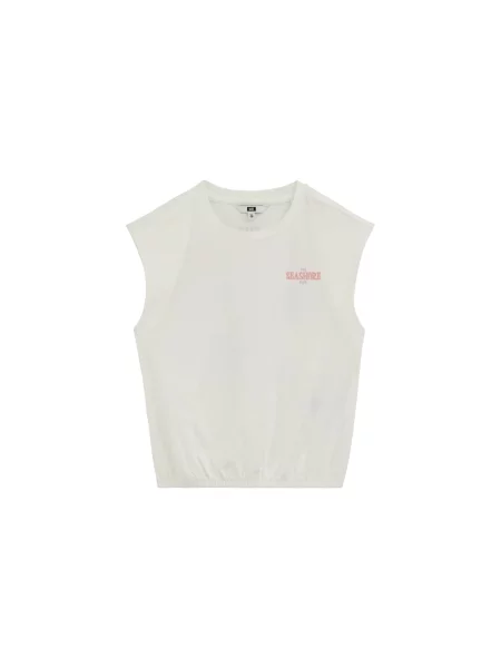 WE Fashion Top sötétkék / világoslila / narancs fehér
