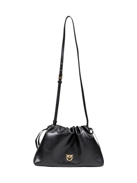 Geanta de piele Pinko negru
