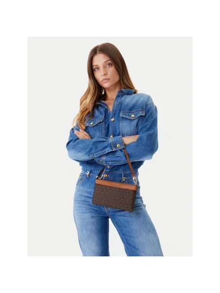 Michael Kors Torebki Kobieta ONE SIZE Konwertowalna torebka na nadgarstek Jet Set brązowy