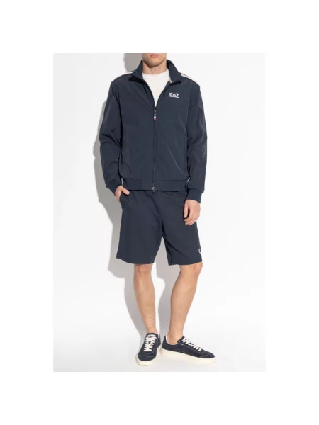 Kurtka Emporio Armani Ea7 ze stójką niebieska