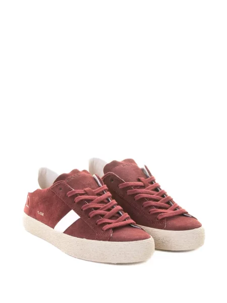 Sneakerși D.a.t.e. din piele de căprioară roșu