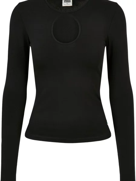 Тениска Urban Classics с дълъг ръкав черно