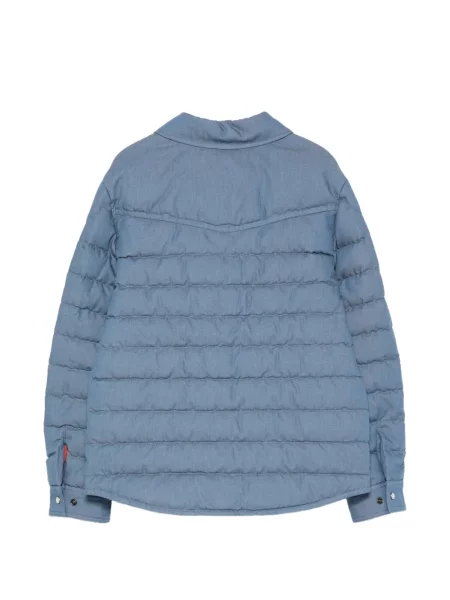 Kurtka koszulowa dziecięca Moncler Enfant niebieska