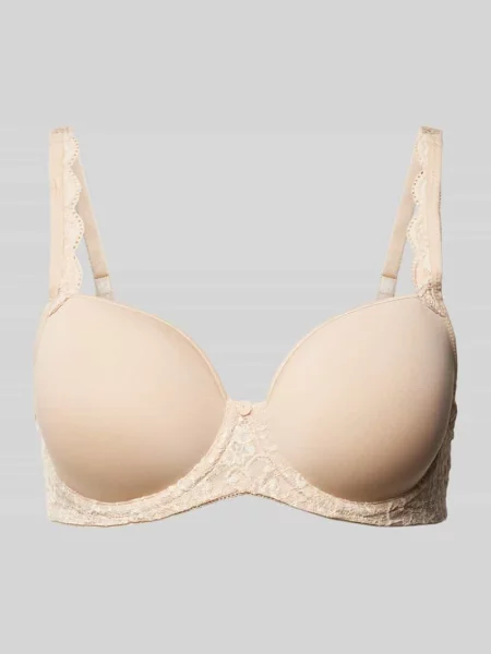 Biustonosz z fiszbinami i podszewką model ‘Amourette’ Triumph beżowy
