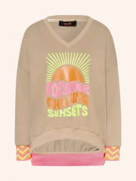Miss Goodlife Bluza Oversize beige beżowa