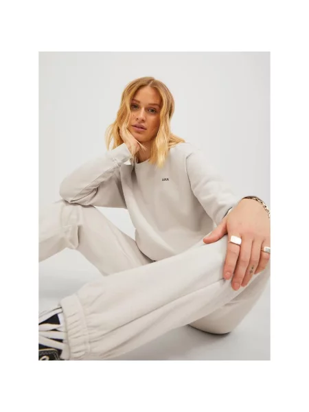 Bluza z okrągłym dekoltem JJXX abbie Rel Every Brush biała
