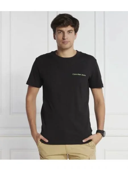 CALVIN KLEIN JEANS Póló LOGO TAPE fekete