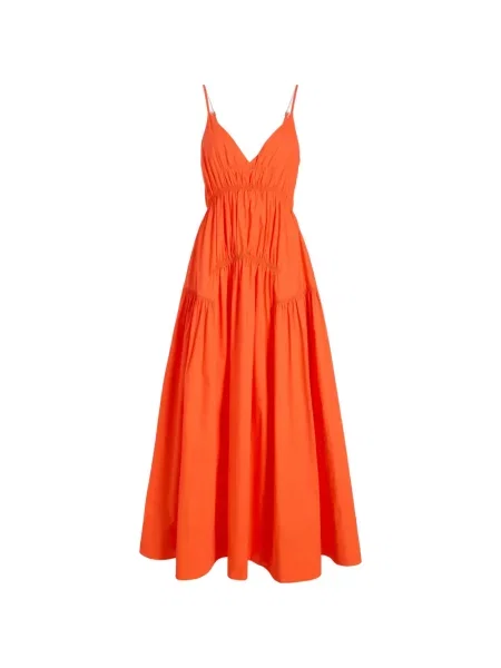 Rochie maxi Proenza Schouler White Label din poplin alb