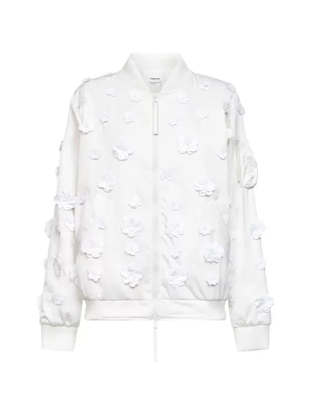 Kurtka bomber Parosh w kwiatki biały