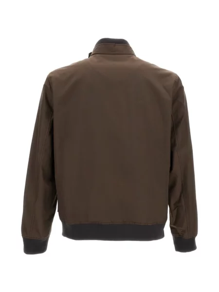 Geacă Woolrich cu guler înalt maro