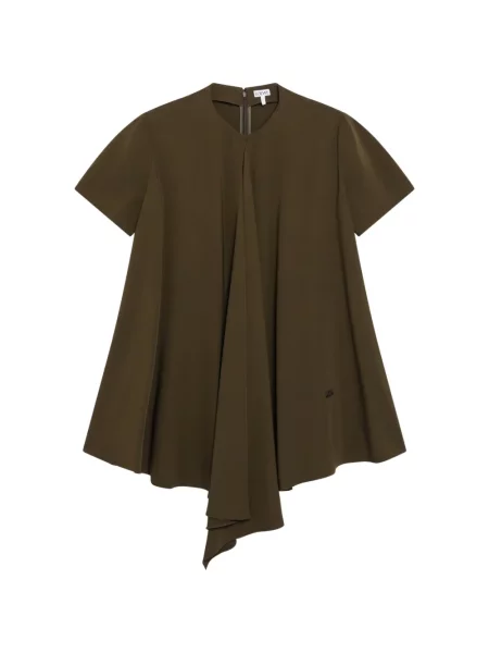 Rochie mini Loewe drapată verde