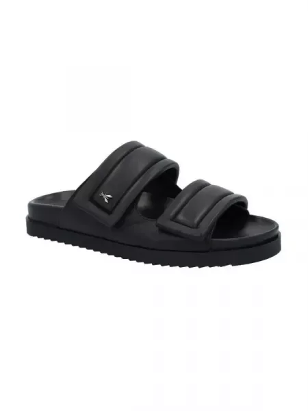 Patrizia Pepe De piele șlapi negru