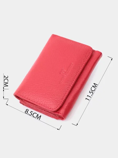 ST Leather Accessories Портмоне Шкіра червоний