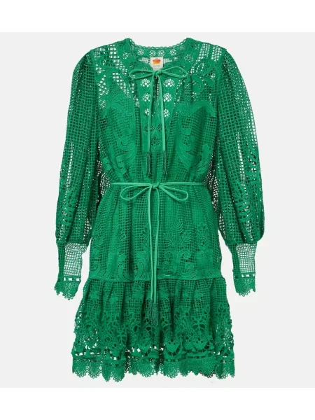 Sukienka Farm Rio w tropikalny nadruk zielona