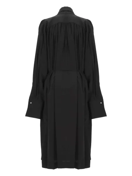 Rochie tip cămașă Carven de costum negru
