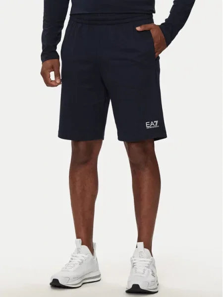 Emporio Armani Sportiniai šortai PJVRZ Tamsiai mėlyna
