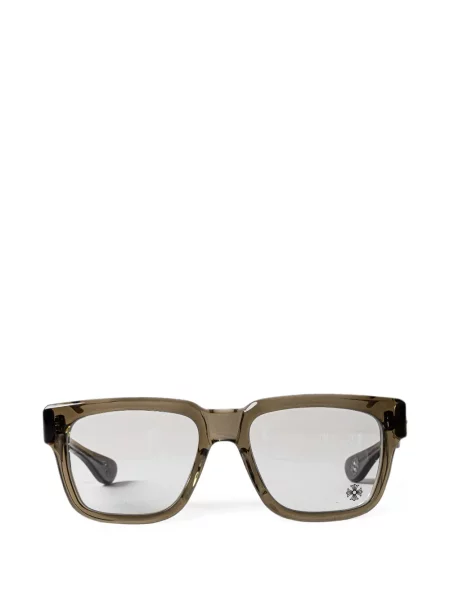 Ochelari de soare Chrome Hearts cu motiv cu inimi verde