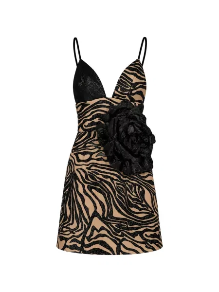 Rochie mini Monarh cu model floral cu imagine