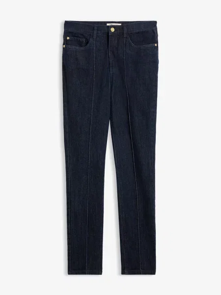 Jeansy skinny high waist niebieskie