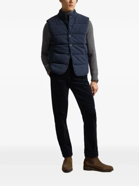 Șosete Polo Ralph Lauren cu broderie în carouri de flanelă verde