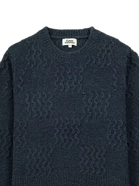 Pulover Future Classics cu imprimeu geometric albastru