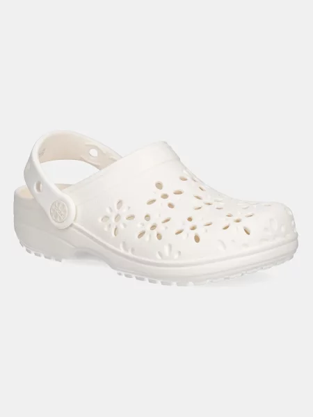 Crocs Шльопанці CLASSIC FLORAL CUT OUT CLOG KIDS