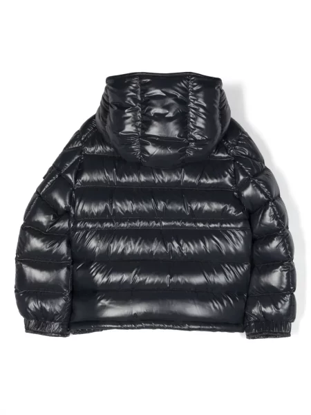 Kurtka puchowa dziecięca Moncler Enfant niebieska