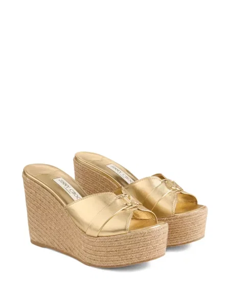 Papuci tip mules Jimmy Choo auriu