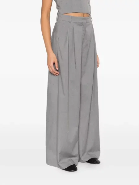 Pantaloni A.m.g. plisate gri