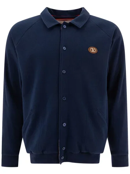 Kardigan Valentino Garavani niebieski