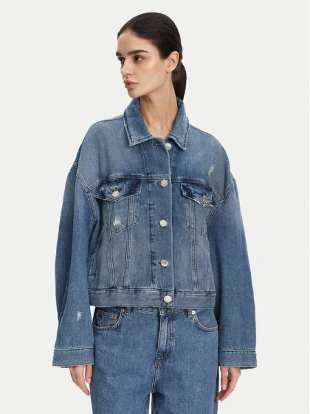 PINKO Geacă de blugi Gaborone albastru