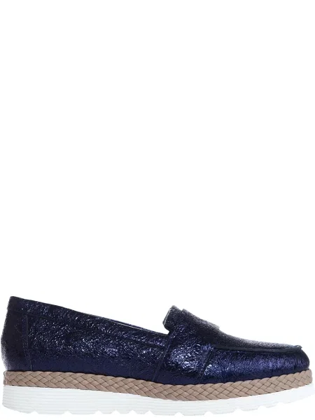 Лоферы Napoleoni синие